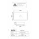 Counter Top Wash Basin SW-BS-1247-110.WH