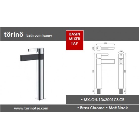 Single Lever Basin Mixer MX-OH-1362001CS.CB