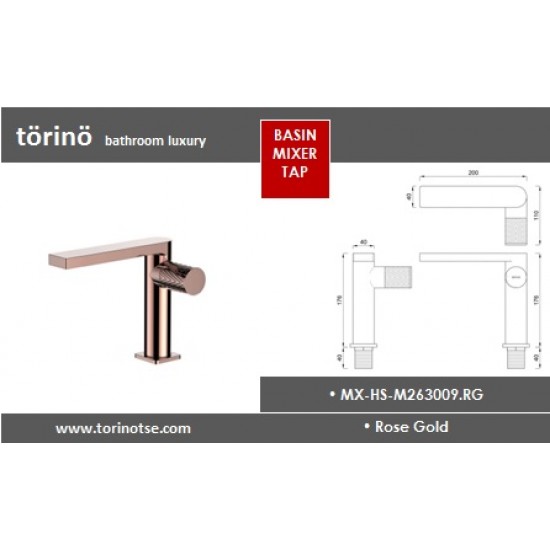 Single Lever Basin Mixer MX-HS-M263009.RG