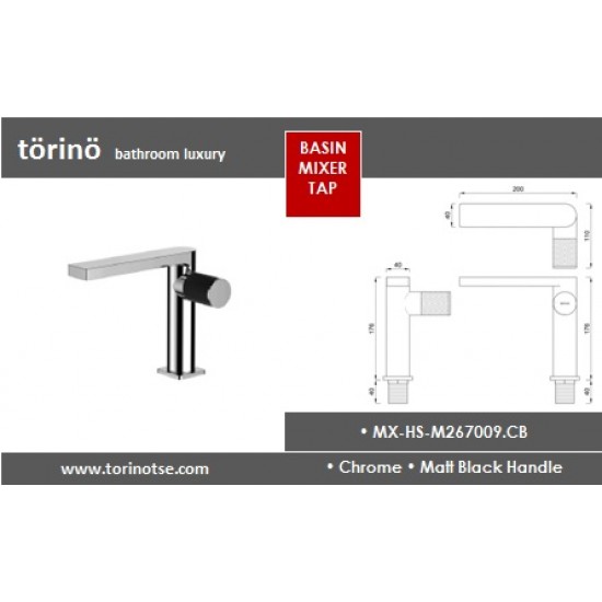 Single Lever Basin Mixer MX-HS-M267009.CB