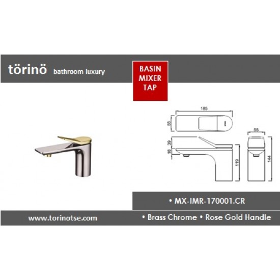 Single Lever Basin Mixer MX-IMR-170001.CR