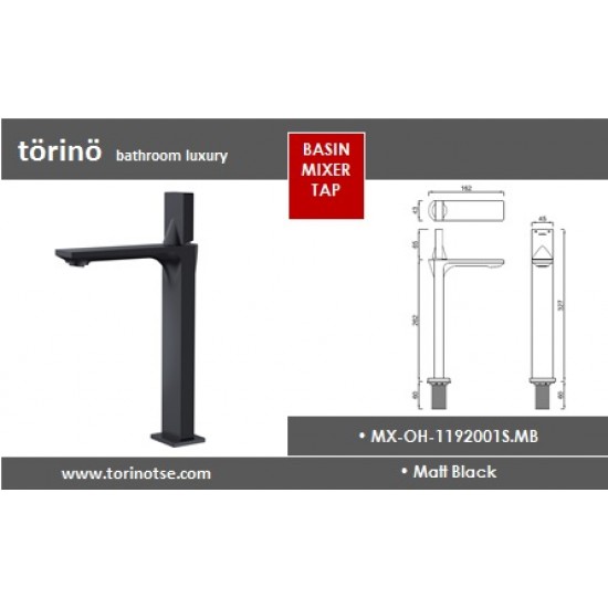 Single Lever Basin Mixer MX-OH-1192001S.MB