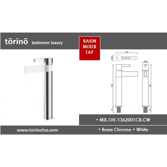 Single Lever Basin Mixer MX-OH-1362001CB.CW