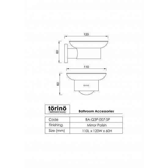 Soap Dish Holder BA-Q3P-007.MP