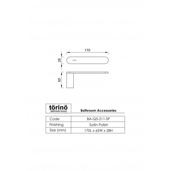 Roll Holder - Spare BA-Q5-211.SP