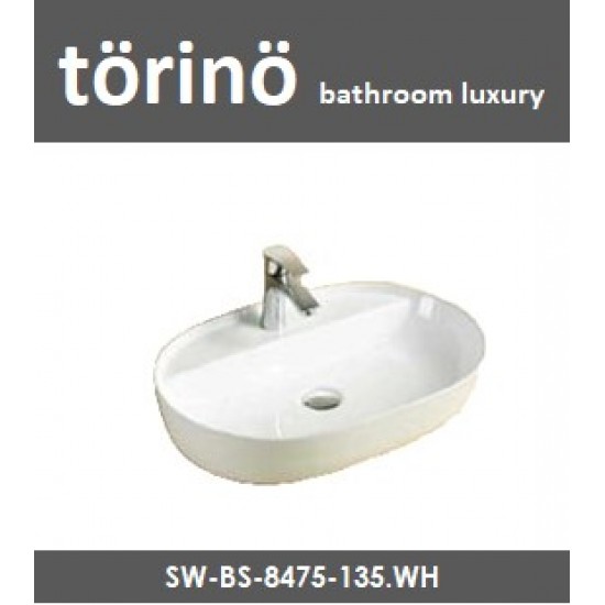 Counter Top Wash Basin SW-BS-8475-135.WH