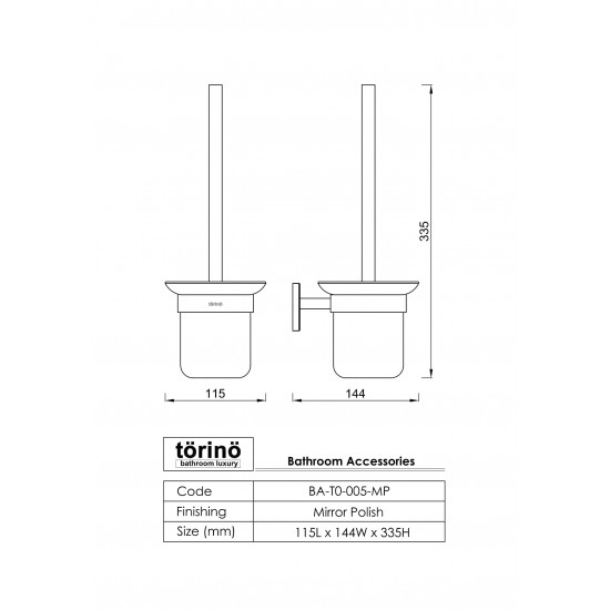 Toilet Brush Holder BA-T0-005.MP