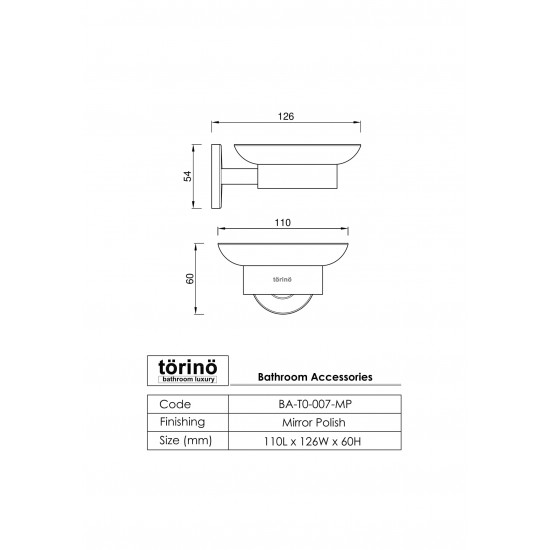 Soap Dish Holder BA-T0-007.MP