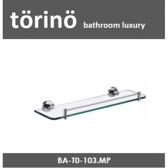 Glass Shelf with Rail BA-T0-103.MP