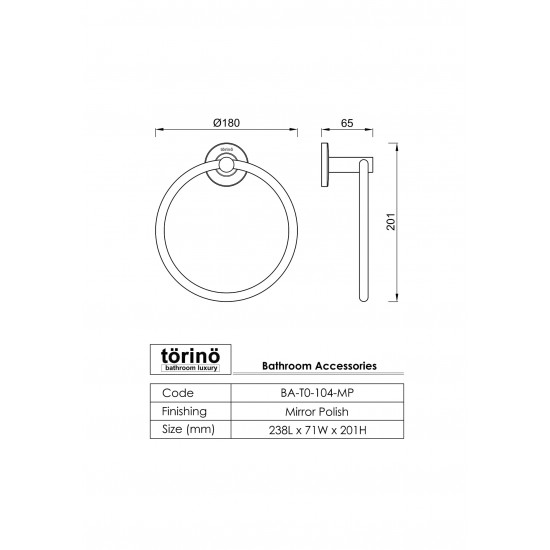 Towel Ring BA-T0-104.MP