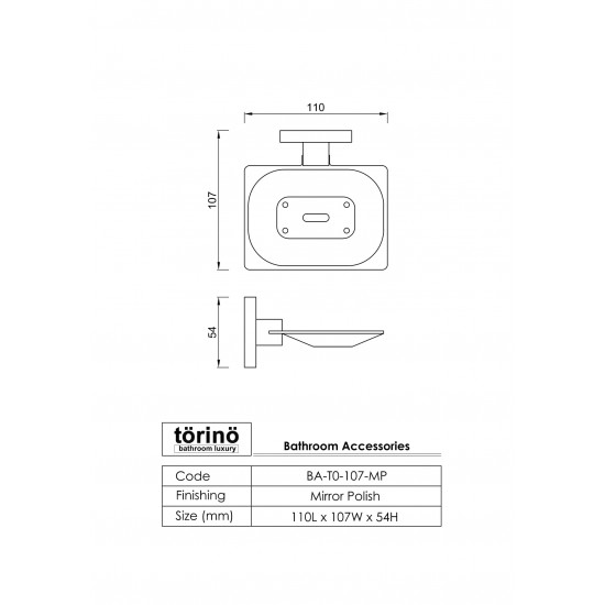 Soap Dish Holder BA-T0-107.MP