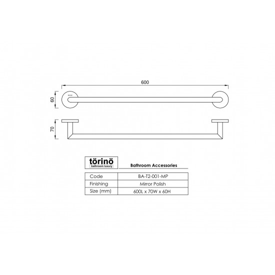 Towel Bar BA-T2-001.MP