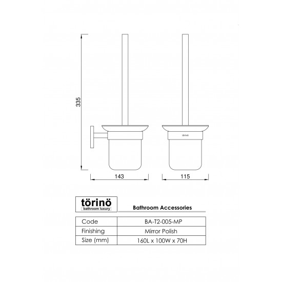 Toilet Brush Holder BA-T2-005.MP