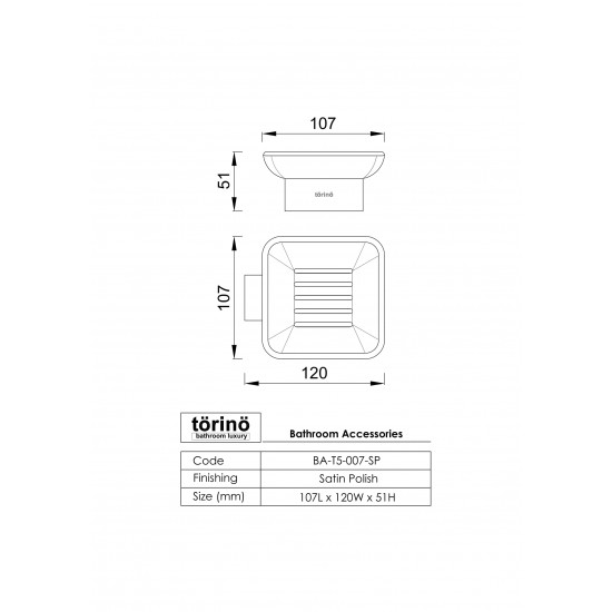 Soap Dish Holder BA-T5-007.SP