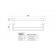 Double Towel Bar BA-T7-002.MB 