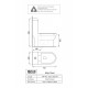 Water Closet SW-WC-1021-250.WH