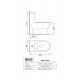 Water Closet SW-WC-1026-250.WH